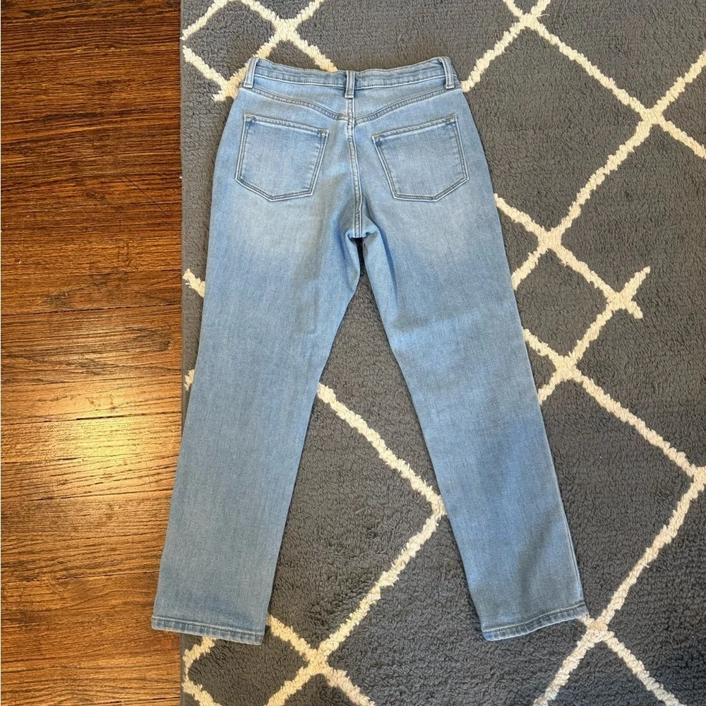 Old Navy High Rise Straight Built In Warm Jeans